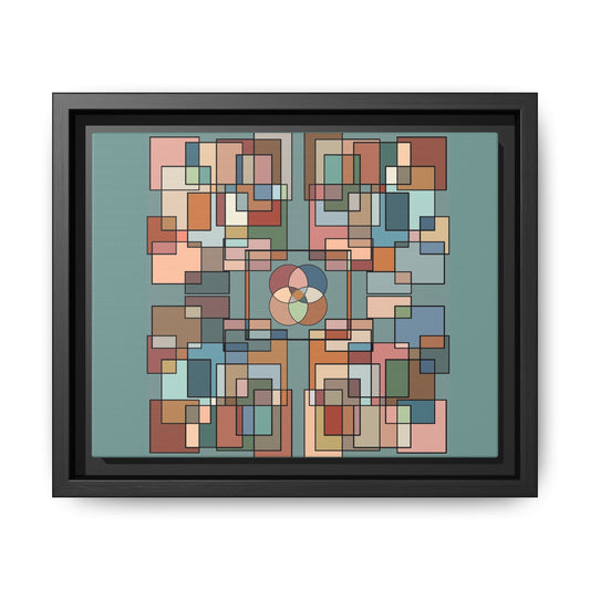 Matte Canvas, Framed (Multi-color)