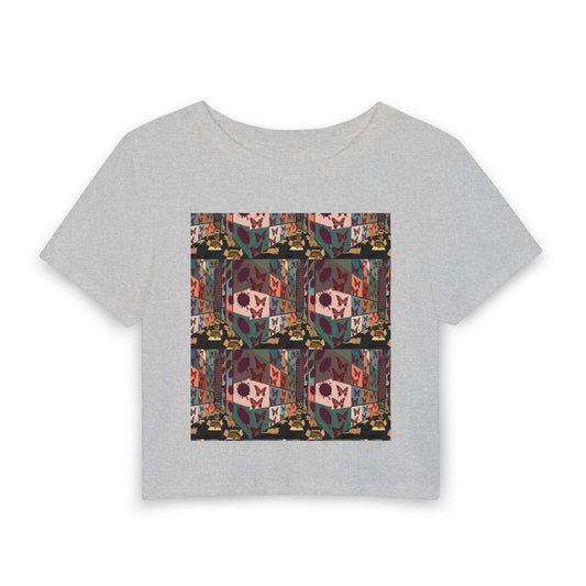 Boho Heart Patchwork Baby Tee