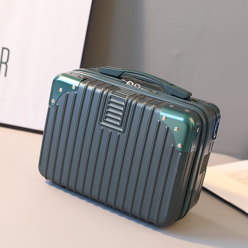 Vintage Luggage Mini Makeup Case 14-inch Small Box Gift Box 16-inch Carry-on Bag Storage