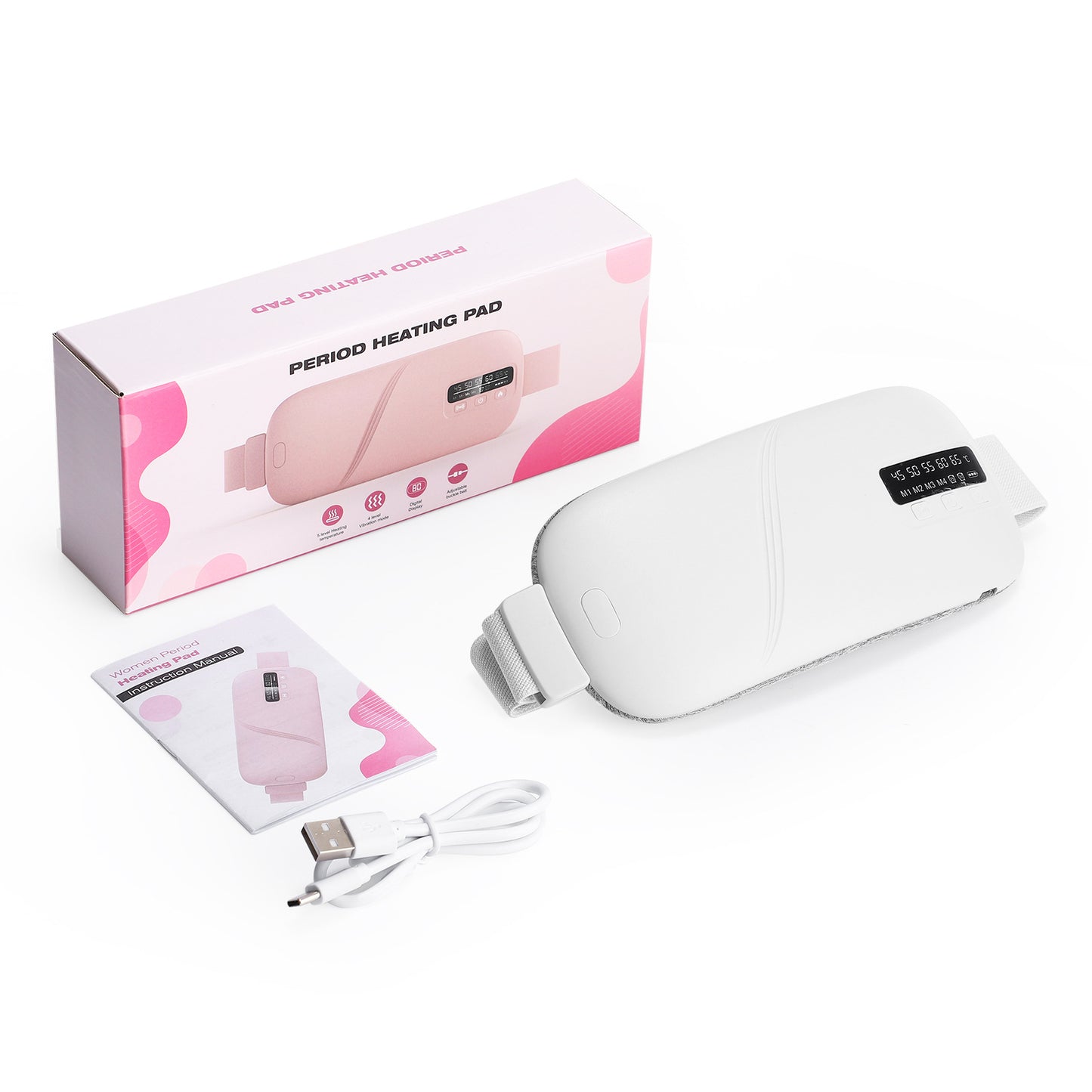 Copy of Wireless Heat Therapy Massage Belt for Women - Menstrual Pain Relief & Abdominal Massage Device