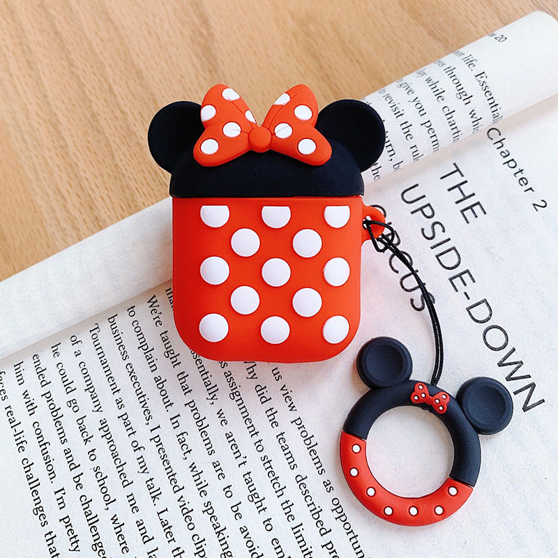 Étui de protection en silicone sans fil Bluetooth pour écouteurs AirPods 5e génération compatible avec la boîte mignonne Apple Pro 2e génération