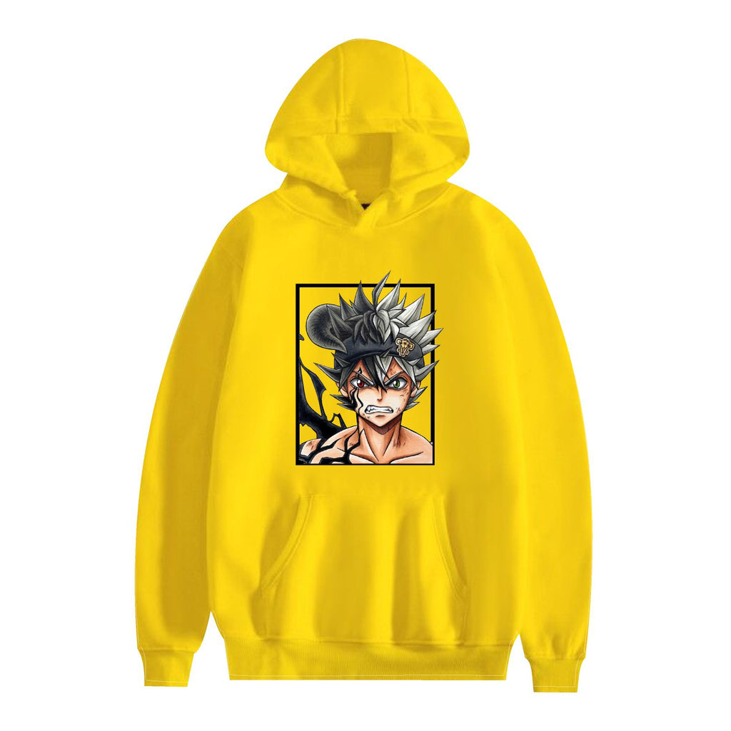 Black Clover Anime Cartoon Hooded Sweatshirt