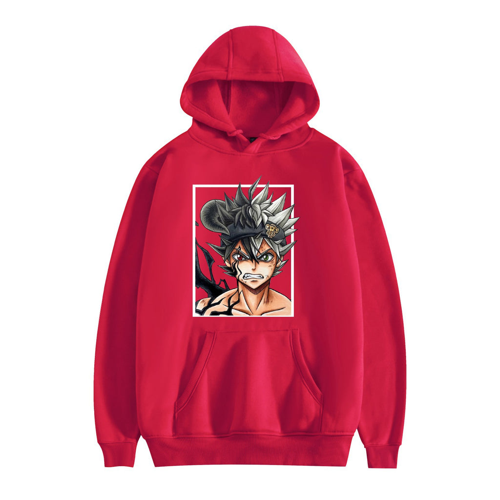 Black Clover Anime Cartoon Hooded Sweatshirt