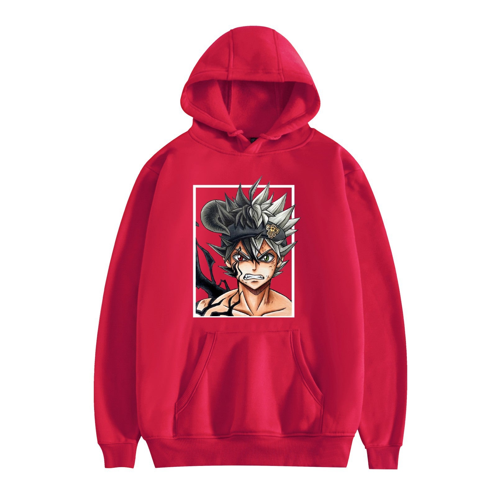 Black Clover Anime Cartoon Hooded Sweatshirt