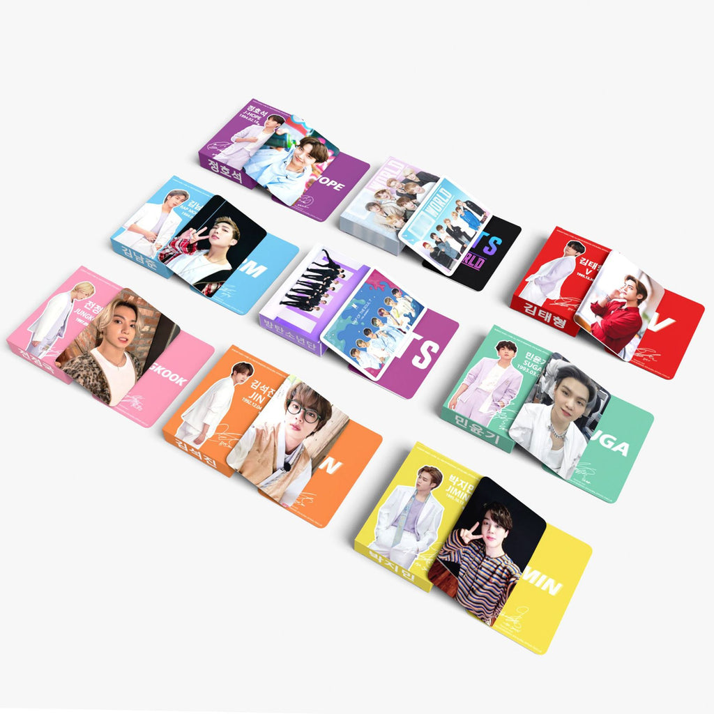 BTS lomo card Kim Taehyung V Park Jimin's collection of small card Tian Zhengguo personal postcards