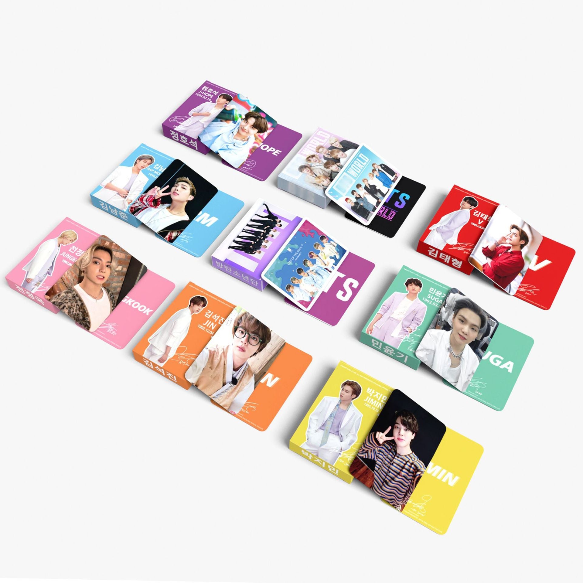 BTS lomo card Kim Taehyung V Park Jimin's collection of small card Tian Zhengguo personal postcards