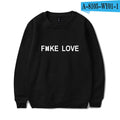 BTS Hoodies Women Kpop Fake Love Clothes Pullovers Casual Long Sleeve Sweatshirt Oversized Sweatshirt