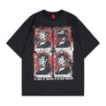 Anime character printed short sleeved T-shirt