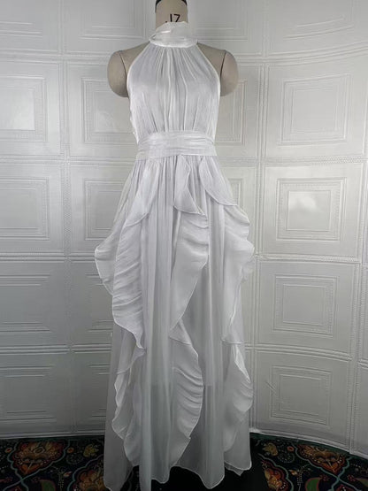 New  Elegant Irregular Layered Cake Dress