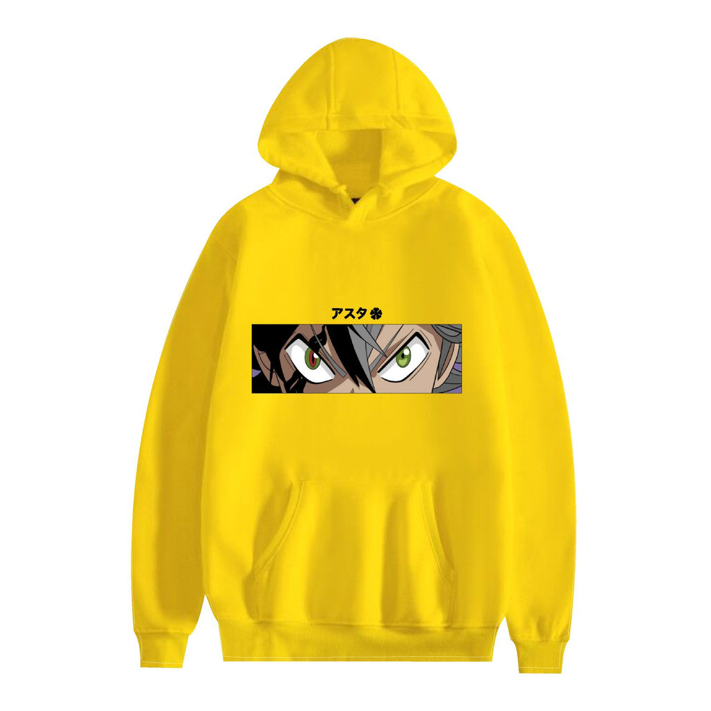 Black Clover Anime Cartoon Hooded Sweatshirt