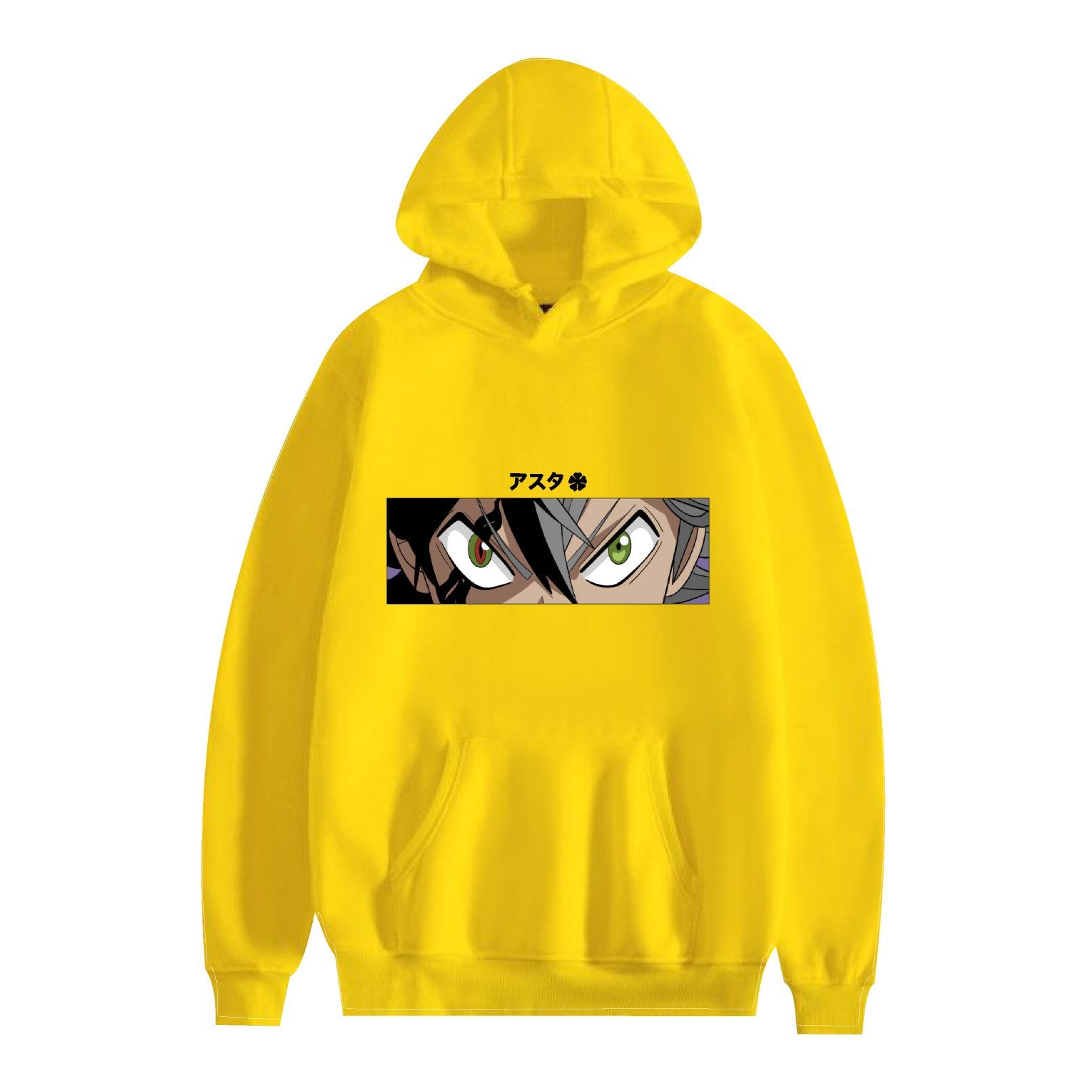 Black Clover Anime Cartoon Hooded Sweatshirt