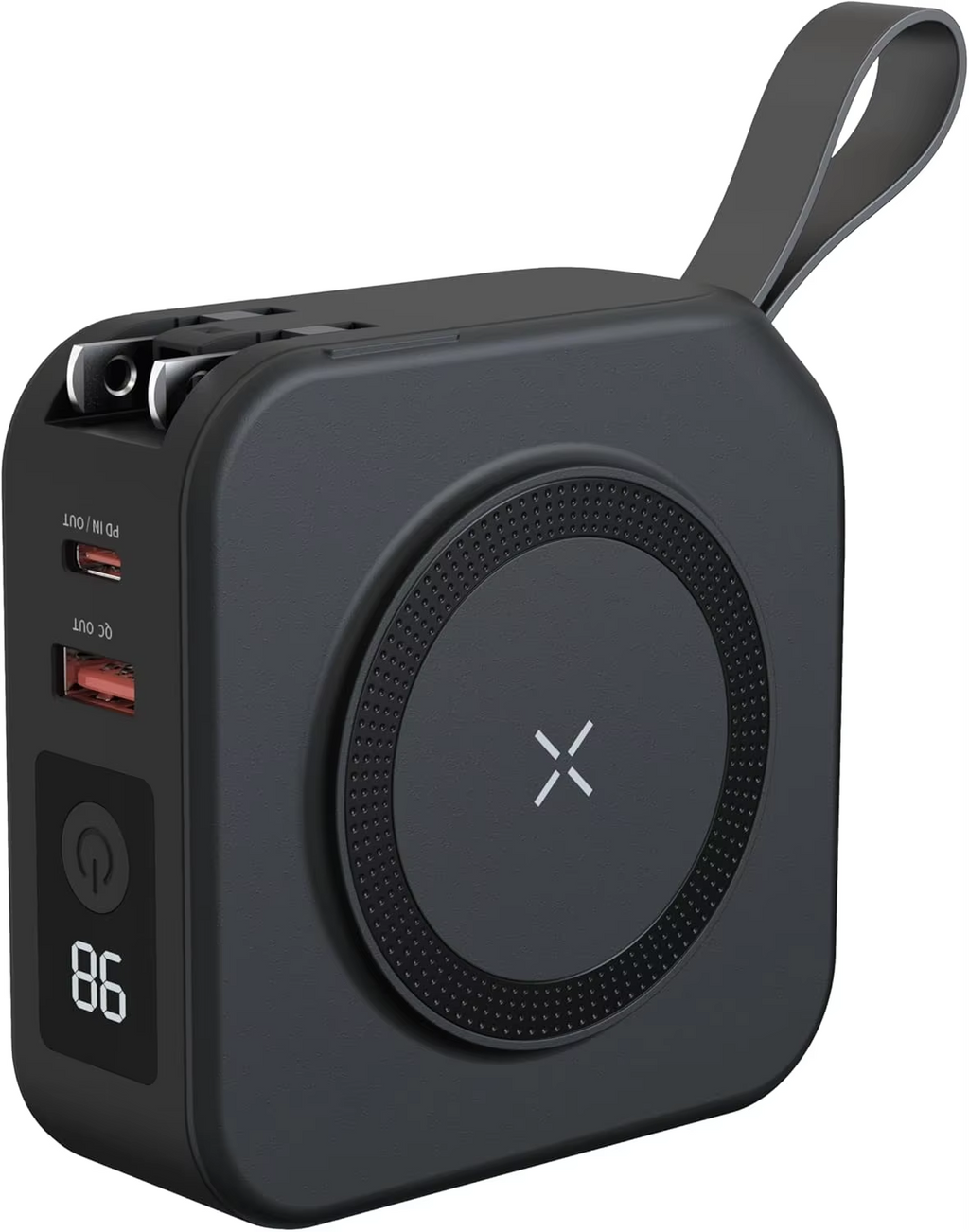 Batterie externe magnétique sans fil cinq en un 22,5W Batterie externe portable 10000mAh Chargeur de voyage