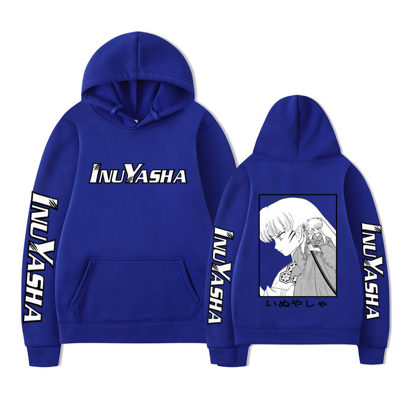 Hooded Sweatshirt with Anime Design, Casual and Creative Hoodie