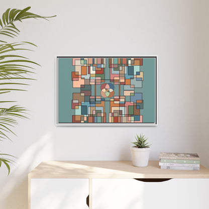 Matte Canvas, Framed (Multi-color)
