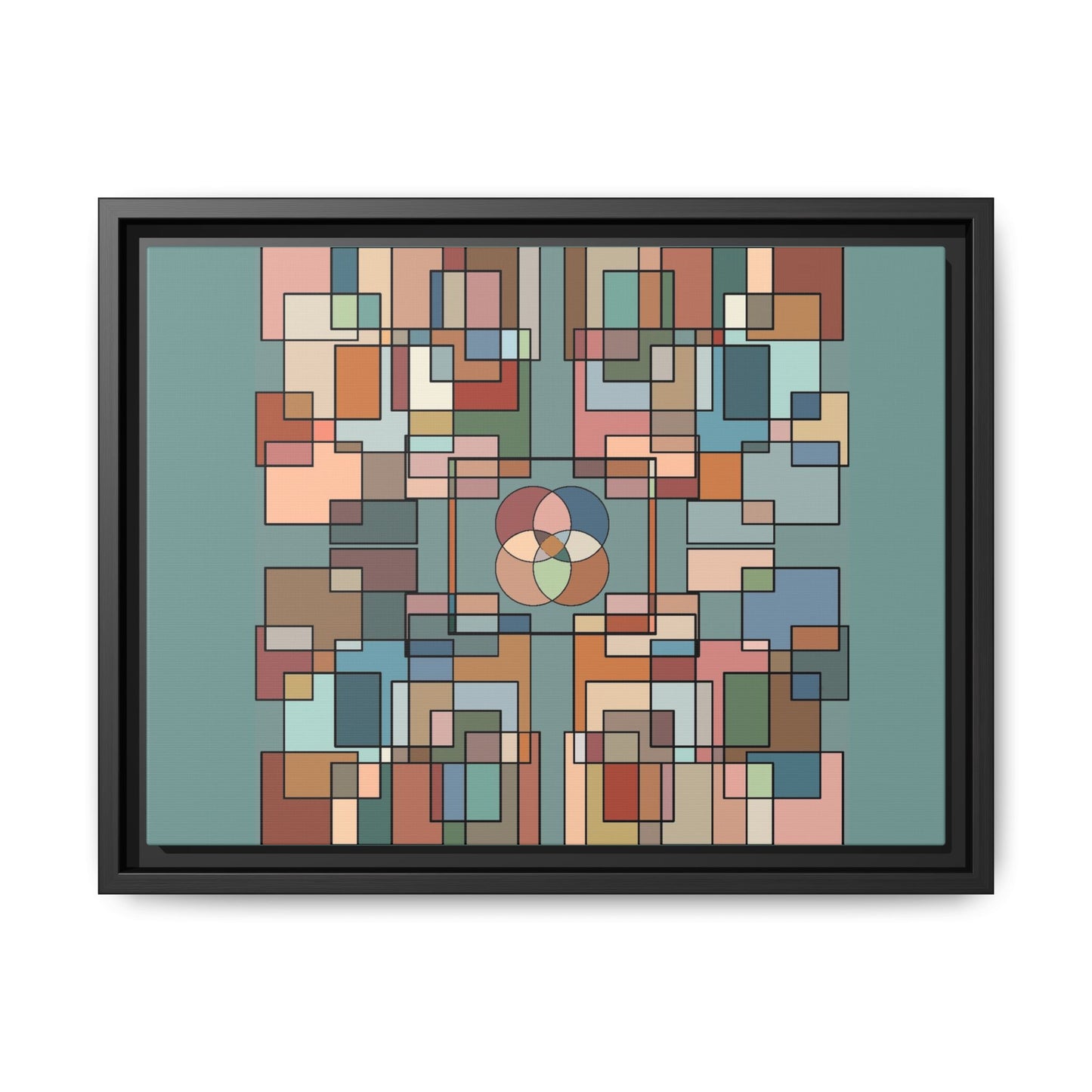 Matte Canvas, Framed (Multi-color)