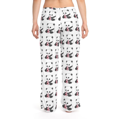 Panda Pattern Pajama Pants — Cute Women's Lounge Sleepwear