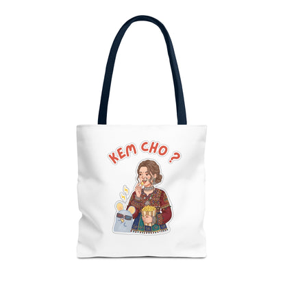 Tote Bag — 'Kem Cho?' Illustrative Gujarati Greeting Tote