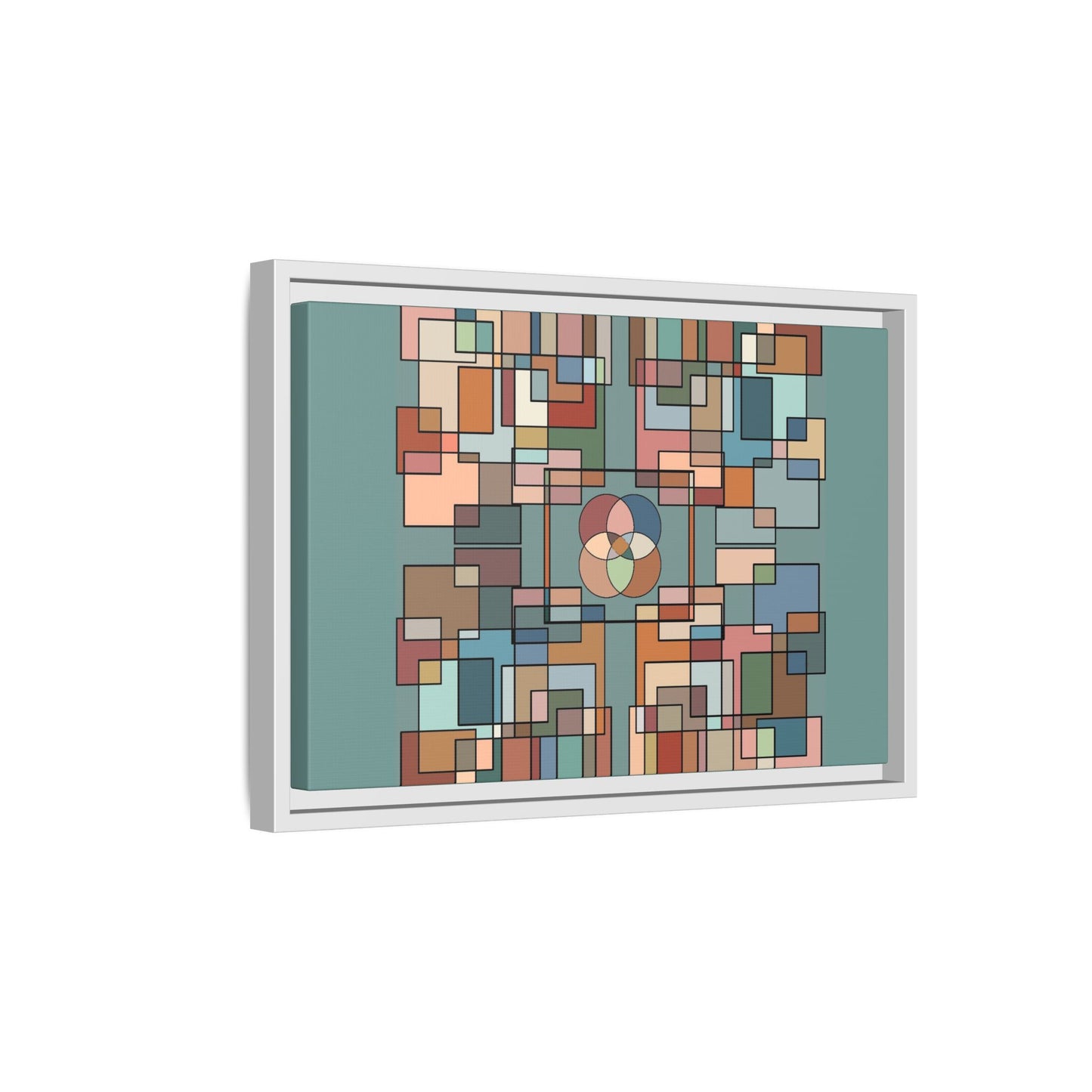 Matte Canvas, Framed (Multi-color)