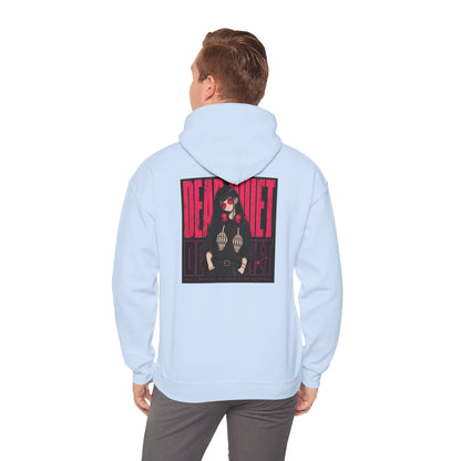 Darkwave Band Hoodie — 'Dead Quiet' Retro Goth Graphic Pullover
