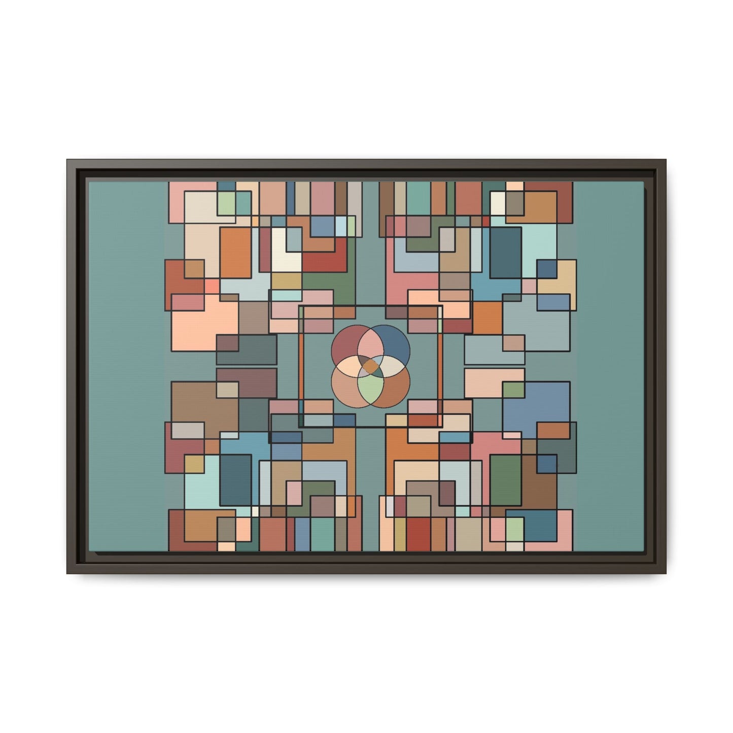 Matte Canvas, Framed (Multi-color)
