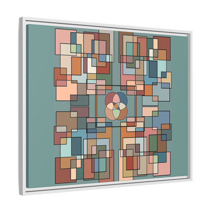 Matte Canvas, Framed (Multi-color)