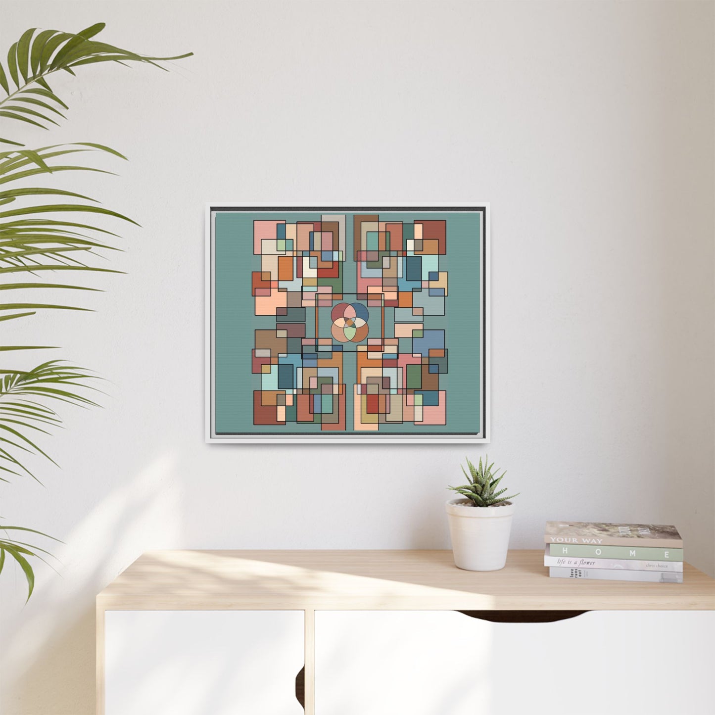 Matte Canvas, Framed (Multi-color)