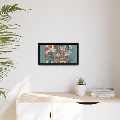 Matte Canvas, Framed (Multi-color)