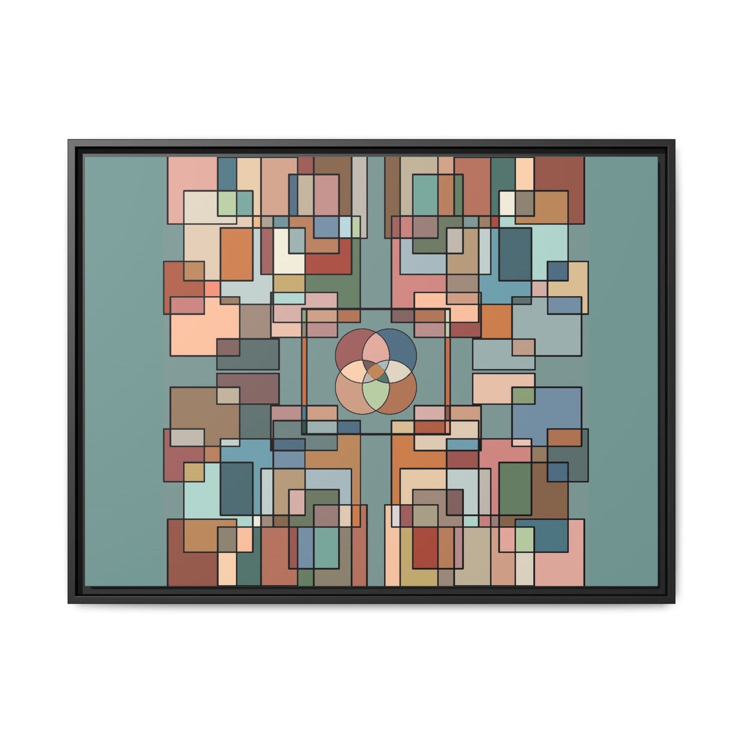 Matte Canvas, Framed (Multi-color)