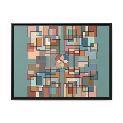 Matte Canvas, Framed (Multi-color)