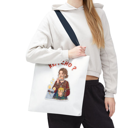 Tote Bag — 'Kem Cho?' Illustrative Gujarati Greeting Tote