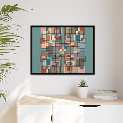 Matte Canvas, Framed (Multi-color)