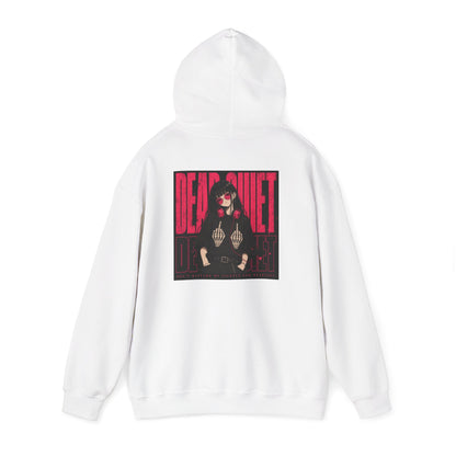 Darkwave Band Hoodie — 'Dead Quiet' Retro Goth Graphic Pullover