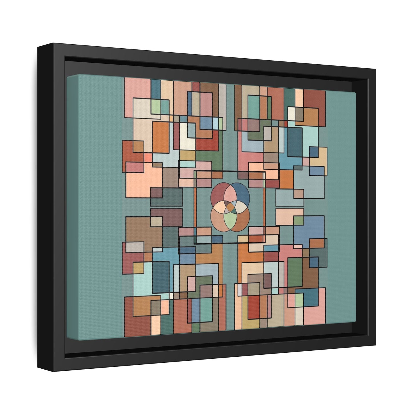 Matte Canvas, Framed (Multi-color)