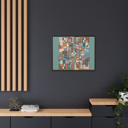 Matte Canvas, Framed (Multi-color)