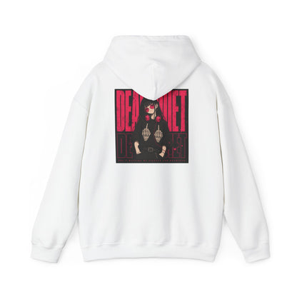 Darkwave Band Hoodie — 'Dead Quiet' Retro Goth Graphic Pullover