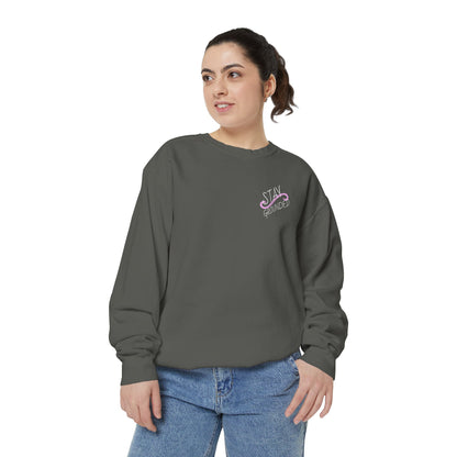 Stay Grounded Cute Cat  Sweatshirt — Women's Casual Crewneck