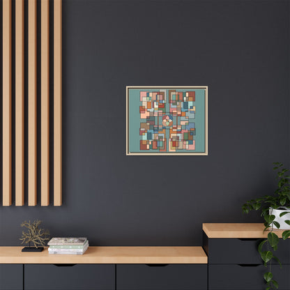 Matte Canvas, Framed (Multi-color)