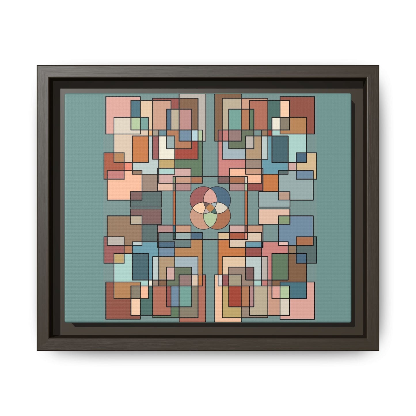 Matte Canvas, Framed (Multi-color)