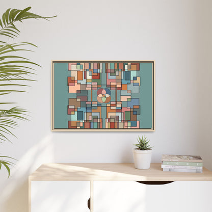 Matte Canvas, Framed (Multi-color)