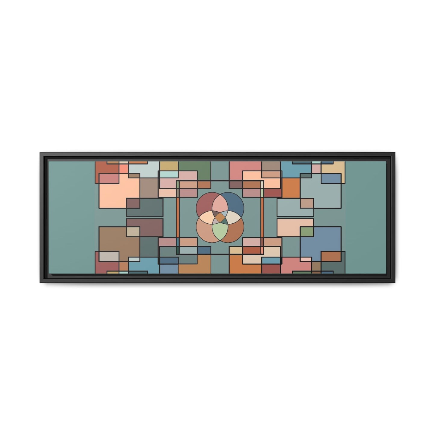 Matte Canvas, Framed (Multi-color)