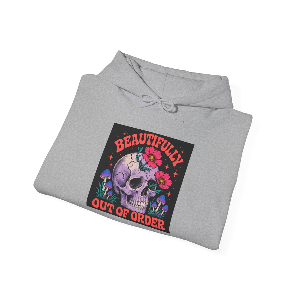Darkwave Band Hoodie — 'Dead Quiet' Retro Goth Graphic Pullover