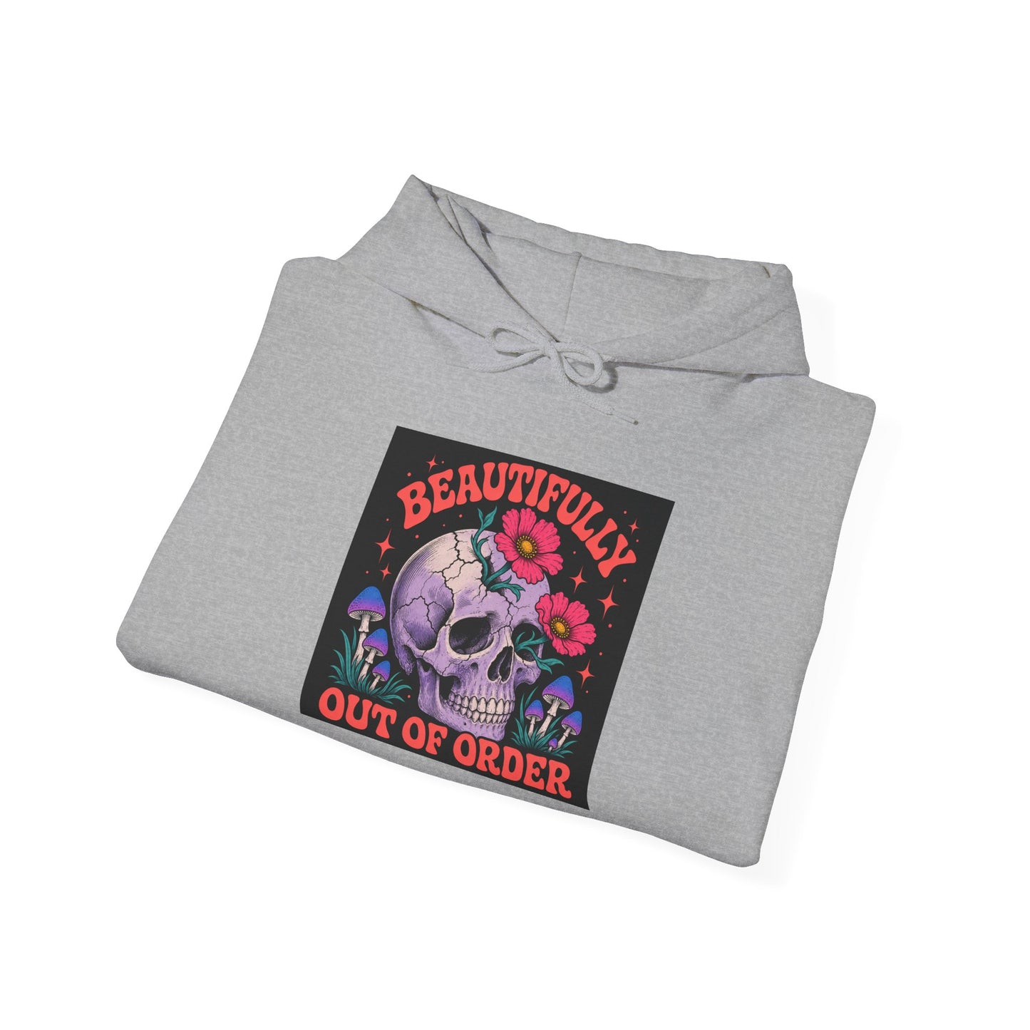 Darkwave Band Hoodie — 'Dead Quiet' Retro Goth Graphic Pullover