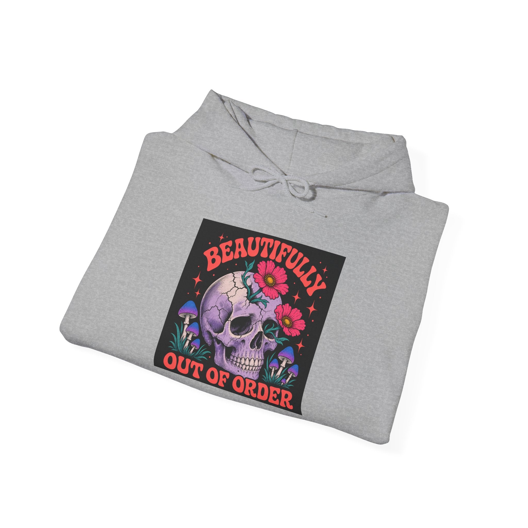 Darkwave Band Hoodie — 'Dead Quiet' Retro Goth Graphic Pullover