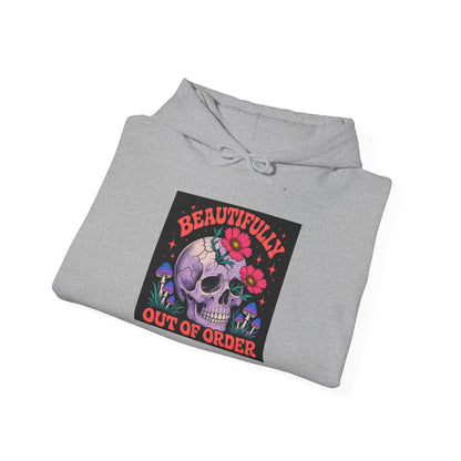 Darkwave Band Hoodie — 'Dead Quiet' Retro Goth Graphic Pullover