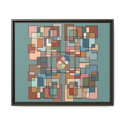 Matte Canvas, Framed (Multi-color)