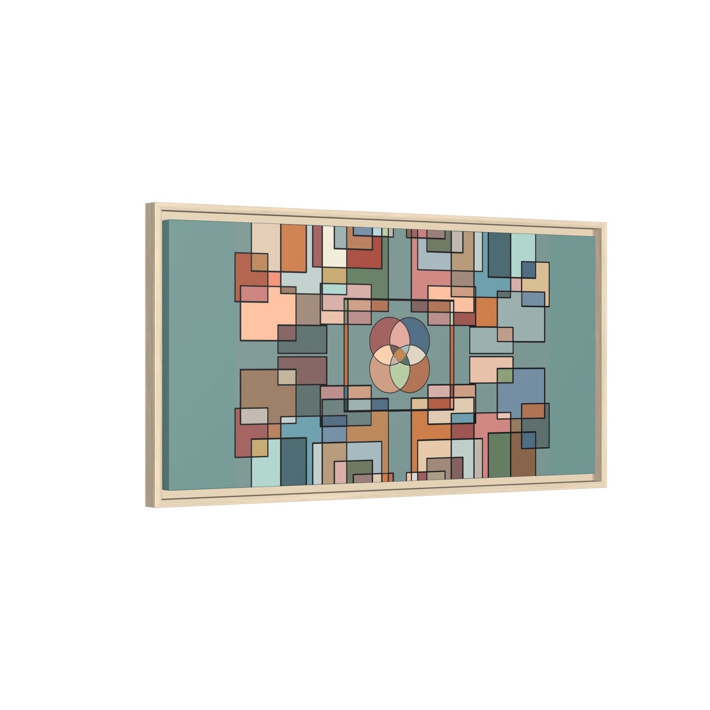 Matte Canvas, Framed (Multi-color)