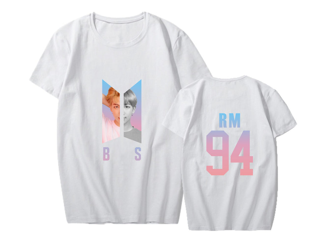 BTS LOVE YOURSELF World Tour Around The Support Clothes With The Same Short-Sleeved T-Shirt