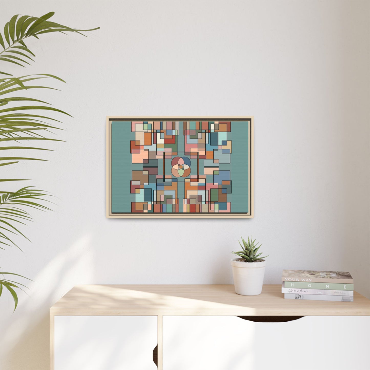 Matte Canvas, Framed (Multi-color)