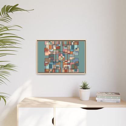 Matte Canvas, Framed (Multi-color)