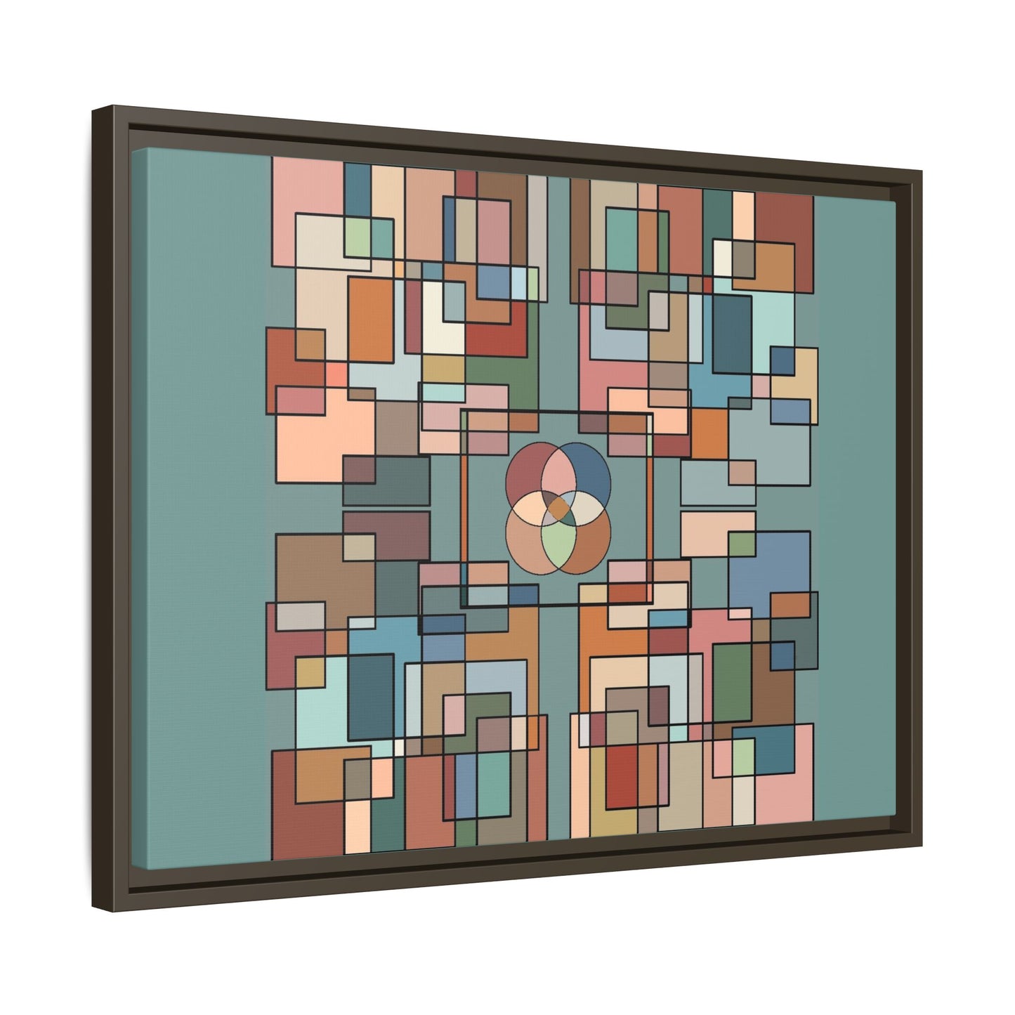 Matte Canvas, Framed (Multi-color)
